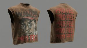 Camiseta de Manga Corta con Logotipo Personalizado en Pedrería, Estilo Vintage, 300 GSM, 100% Algodón, Color Liso, Cuello Redondo, Transpirable, Estilo Hip Hop - Product Image 5