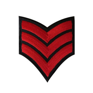 Insignia de Chevron de Alta Calidad para Uniformes, Parches y Emblemas Bordados Decorativos para Atuendos Formales, Servicio OEM - Product Image 6