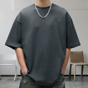 Camisetas Casuales Extra Grandes para Hombre con Marca Personalizada Disponible, Transpirables, 100% Algodón, Duraderas, con Opciones de Impresión de Logotipo Personalizado - Product Image 1
