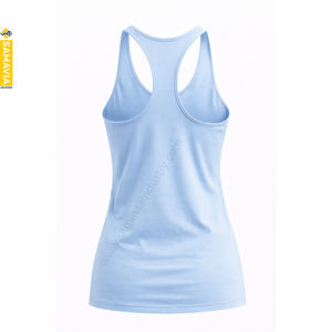Débardeurs pour femmes en tricot uni décontracté RTS |   Tissu Spandex respirant, écologique et à séchage rapide, 220 g/m² |   Samavia Custom Front - Product Image 2