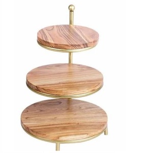 Base de Madera para Pastel con Diseño Impreso de Alta Calidad, Novedad 2026, para Decoración de Mesa y Servir Frutas, al Precio Más Bajo - Product Image 5