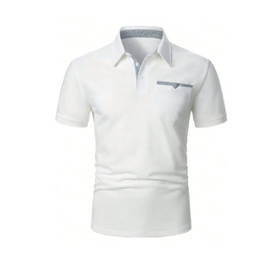 Polo homme décontracté coupe classique confortable pour le quotidien, polo homme moderne coupe ajustée élégant et décontracté, polo homme de luxe à vendre - Product Image 2