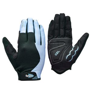 Black full Finger Cycling Gloves Breathable Anti Slip Gel Palm Riding Gloves for <b>Bicycle</b> Outdoor Sports - Product Image 1