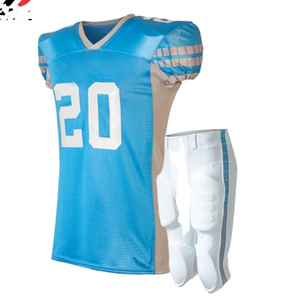 Conjunto de Camiseta y Pantalones de Fútbol Americano Personalizados de Alta Calidad con Impresión por Sublimación Completa para Hombres y Jóvenes - Product Image 5