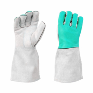 Guantes de Soldadura TIG de Cuero Reforzado con Logotipo Personalizable, Protección de Manos para Seguridad Industrial y Bomberos - Product Image 4