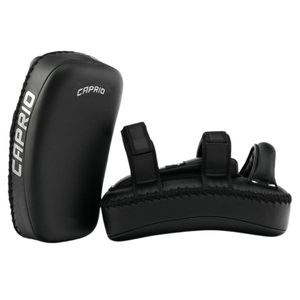 Pads de frappe et de protection thaïlandais noirs personnalisés de qualité supérieure pour la boxe, le kickboxing, le MMA et l'entraînement aux arts martiaux – Vente en gros OEM - Product Image 1