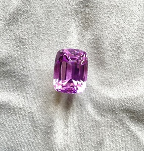 Natural 45.05 Carats Kunzite <b>Cushion</b> Cut Stone For Fine Jewelry Making Gemstone - Product Image 5
