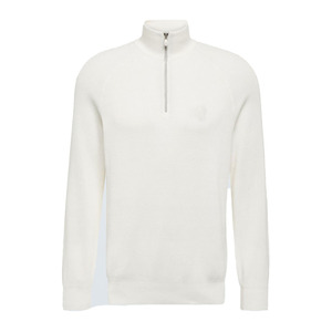 Pull à col montant côtelé pour homme personnalisé |   Pull en tricot de qualité supérieure à demi-zip pour l'hiver - Product Image 5