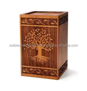 Urnes de crémation pour adultes urnes en bois pour adultes urnes funéraires taille personnalisée fournitures funéraires - Product Image 1