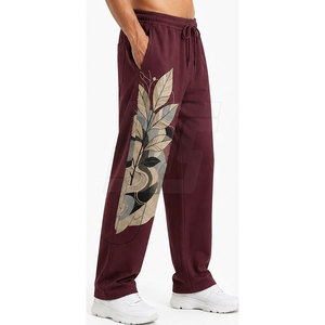 Pantalons DTF pour hommes, pantalons graphiques personnalisés, vêtements décontractés streetwear, bas de tenue tendance, vêtements en gros, vêtements imprimés personnalisés - Product Image 4