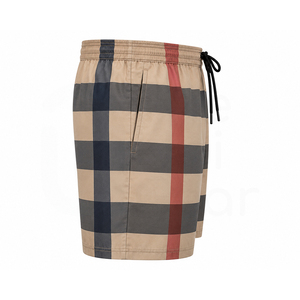 <b>Men's</b> Solid Drawstring <b>Shorts</b> Quick Dry Breathable Polyester Cotton Casual Mid Waist - Product Image 1
