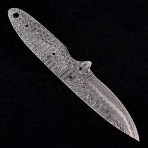 Cuchillo de hoja en bruto de acero al carbono 1095 para bricolaje, hoja fija EDC con punta caída, kit de hojas en bruto personalizadas OEM, hoja completa para bushcraft y caza, 3mm - Product Image 4
