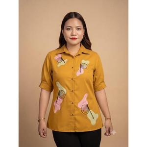 Camisa Moderna para Mujer en Color Sólido con Corte Regular para Comodidad Diaria y Estilo Moderno, Compre Directamente del Proveedor - Product Image 1
