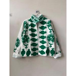 Beautiful TNT Suzani Embroidered Cotton <b>Jacket</b>-Eco-Friendly Bohemian Festival Wear Statement Gift for Her - Product Image 3