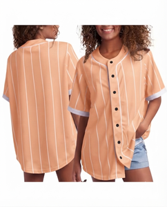 DROGEN EXPORT Custom Design Woman's <b>Baseball</b> Jersey Wholesale Teamwear Sport Breathable 100% Polyester Mesh Tie-Dyed Front - Product Image 1