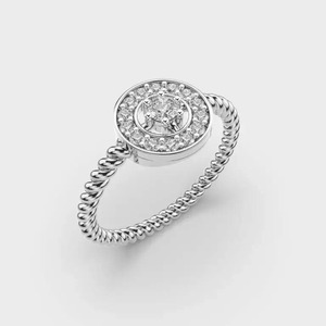 Bague solitaire en diamant de qualité supérieure avec un design intemporel, bague de fiançailles en moissanite pour les bijoux de fiançailles - Product Image 6