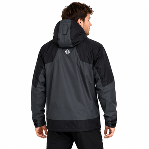 <b>Men</b> Hooded Outdoor Work <b>Jacket</b> Waterproof Style Mesh Lined <b>Utility</b> Shell Custom Logo Industrial Workwear OEM Wholesale Factory - Product Image 2