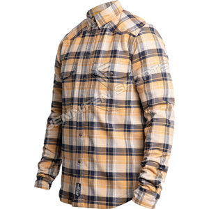 เสื้อเชิ้ตผ้าฝ้ายฟลานเนล 100% สำหรับขี่มอเตอร์ไซค์ แขนยาว ระบายอากาศได้ดี บุด้วยอะรามิด ประดับลูกปัด พร้อมปักโลโก้ตามสั่ง คุณภาพสูง ขายส่ง - Product Image 2