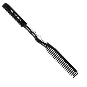 Peine de Acero Inoxidable para Texturizar el Cabello, Peine de Barbero Profesional, Ligero y Delgado - Product Image 3