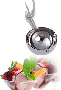Juego de palas para hielo de acero inoxidable con logotipo personalizado al por mayor, pequeño, mediano y grande, accesorios de cocina ecológicos, juego de palas para helado - Product Image 2