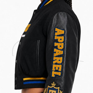 TELLUS APPAREL Veste légère d'hiver respirante de style universitaire pour femmes avec poignets côtelés, couleurs et tailles personnalisables tendance - Product Image 2