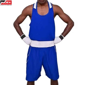 2026 New Arrival Men Boxing Fight Wear Set with Custom Sublimation Jersey and Competition Shorts - Product Image 1