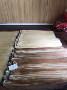 Pour Genius Weft 100% Vietnamien Remy Extensions de Cheveux Couleur Claire Vague Style Unique Donateur Bundles de Cheveux Humains Modèle - Product Image 4