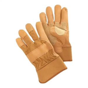 Gants de sécurité en cuir pleine fleur robustes pour les travaux lourds, protection des mains pour les ouvriers du bâtiment canadien - Product Image 1