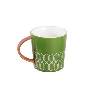 Taza de Café Clásica de Porcelana Beige Mate con Logotipo Personalizado, sin Asa, a Prueba de Fugas, Apta para Lavavajillas y Microondas - Product Image 2