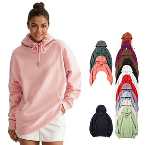 Sweat à capuche homme 100% coton 330 GSM épais, personnalisable avec logo, coupe oversize, streetwear, uni, vierge, premium - Product Image 1