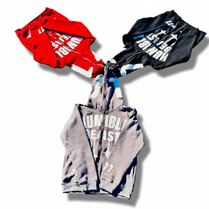 Sudadera con capucha de diseño único, buena relación calidad-precio, logotipo aplicado con efecto desgastado, de algodón, estilo hip hop, para hombre. - Product Image 4