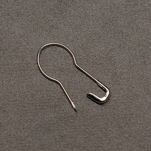 Marqueur de mailles réutilisable en acier nickelé, forme bulbe, gourde, poire, épingle de sûreté, 21 mm - Product Image 6