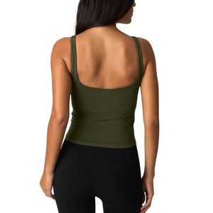 Custom Wholesale Women Seamless Yoga Tank <b>Top</b> Fitness Sleeveless Gym Shirt Breathable Stretch Sports Vest Activewear - Product Image 4