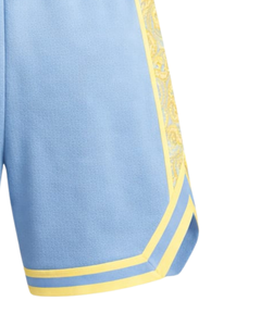 Pantalones Cortos de Baloncesto para Hombre, Color Azul Claro y Amarillo, Transpirables, de Secado Rápido, para Deportes, Gimnasio, Entrenamiento, Correr, Fabricante OEM Personalizado - Product Image 6