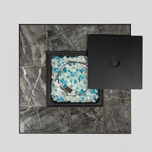 Tavolo con Braciere a Gas Propano da Esterno da 30 Pollici con Coperchio, Pietre di Vetro e Protezione Antipioggia - Product Image 5