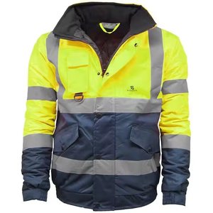 Men's <b>Hi</b> <b>Vis</b> Reflective Worker Safety <b>Jacket</b> <b>Waterproof</b> Winter Workwear Construction Security Windproof <b>Jacket</b> 2026 - Product Image 3