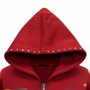 Sweat à capuche zippé pour homme, style professionnel, qualité supérieure, 100% coton, fabrication industrielle, impression sérigraphiée, prix abordable, sweat à capuche le plus demandé - Product Image 6