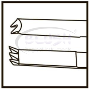 Pinzas de Fijación Muscular con Bloqueo, Rectas, de Titanio, Instrumento Quirúrgico Reutilizable, Herramienta Ortopédica con Certificación CE de Blush Surgical - Product Image 6