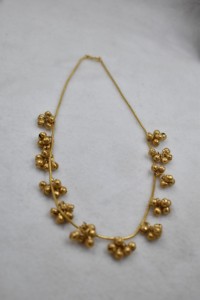 Collar de Cuentas de Latón Chapado en Oro de 18K con Cadena Ajustable Ghungroo, Joyería para Mujer - Product Image 2