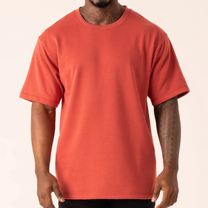 Camiseta lisa de algodón 100% de gramaje pesado para hombre, lo último en ropa casual elegante, camiseta oversize para hombre en grandes cantidades. - Product Image 5