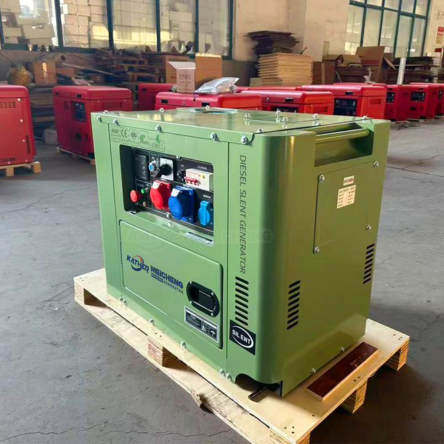 KATHER 5KVA 10KVA 12KVA Super Silent Diesel Generators Set 50/60Hz Frequency Generator 8KW 15KW 20KVA Diesel Generador Electrico