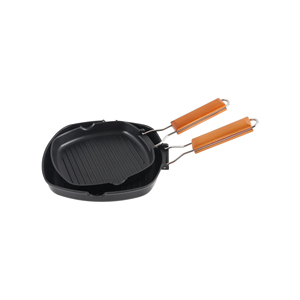 Stylish Non Stick Grill <b>Pan</b> Designed For Modern Kitchens With Comfortable Grip And Easy Maintenance - Product Image 2