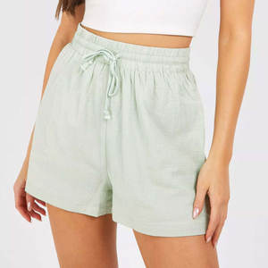 Servicios OEM, Precio Razonable, Pantalones Cortos Transpirables 100% Algodón para Mujer, Diseño Personalizado, Ropa Urbana Hecha en Pakistán - Product Image 1