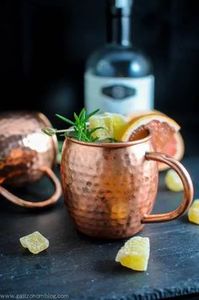 Copper cocktail <b>cup</b> set for elegant premium mocktail tables hammered finish metal <b>cups</b> durable <b>reusable</b> premium bar mugs - Product Image 4