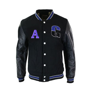 Chaqueta Varsity Formal Personalizada con Parches de Lona, Estilo Vintage para Hombre, Ropa Urbana de Primavera, Estilo Universitario de Béisbol - Product Image 5