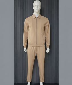 Men's Tech Suit Casual 2-in-1 Tracksuit Set Polyester Spandex Lightweight <b>Zip</b>-<b>Up</b> <b>Jacket</b> & Jogger Pants - Product Image 1