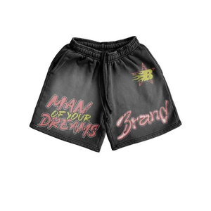 Ensemble T-shirt et short personnalisé de qualité supérieure, impression sérigraphique effet soleil, tissu 100% coton, qualité premium - Product Image 5