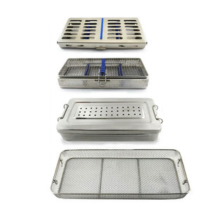 Caja de Esterilización para Instrumentos Quirúrgicos Dentales, Organizador de Almacenamiento de Instrumentos Dentales de Acero Inoxidable Médico - Product Image 4