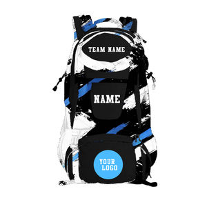 Custom Wrestling Gym <b>Backpack</b> <b>Large</b> Capacity Polyester Lightweight Durable Team Name Personalized Sports Training Bag Adjustable - Product Image 3