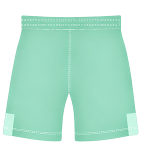 Ensemble short et maillot de rugby vert menthe et blanc, manches courtes, col en V, uniforme d'équipe géométrique, personnalisable, respirant, pour entraînement sportif - Product Image 6